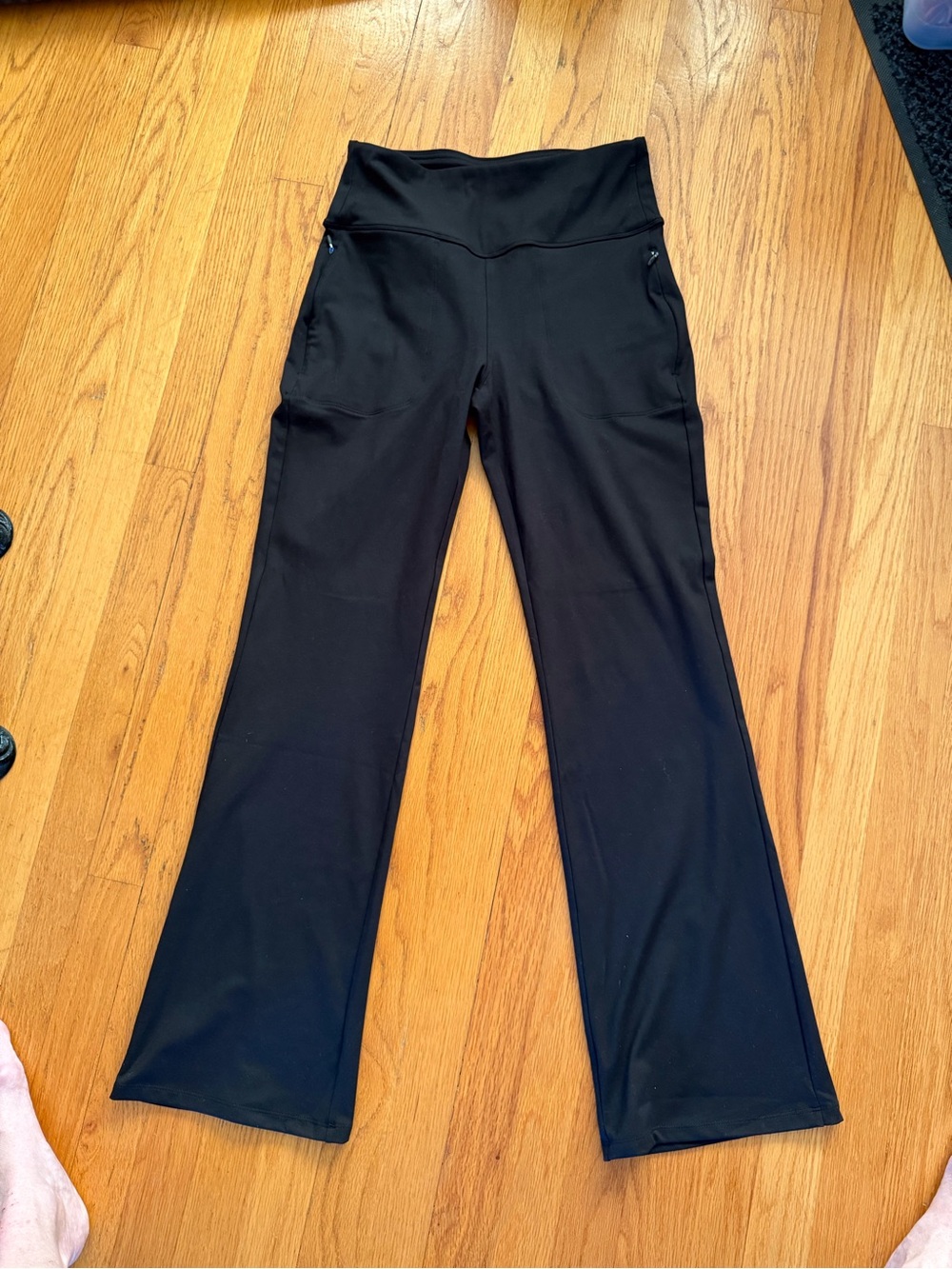 Kyodan Black Flare Yoga Pants with Pockets
